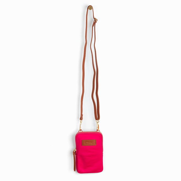 Hot Pink Ivy Crossbody Phone Bag