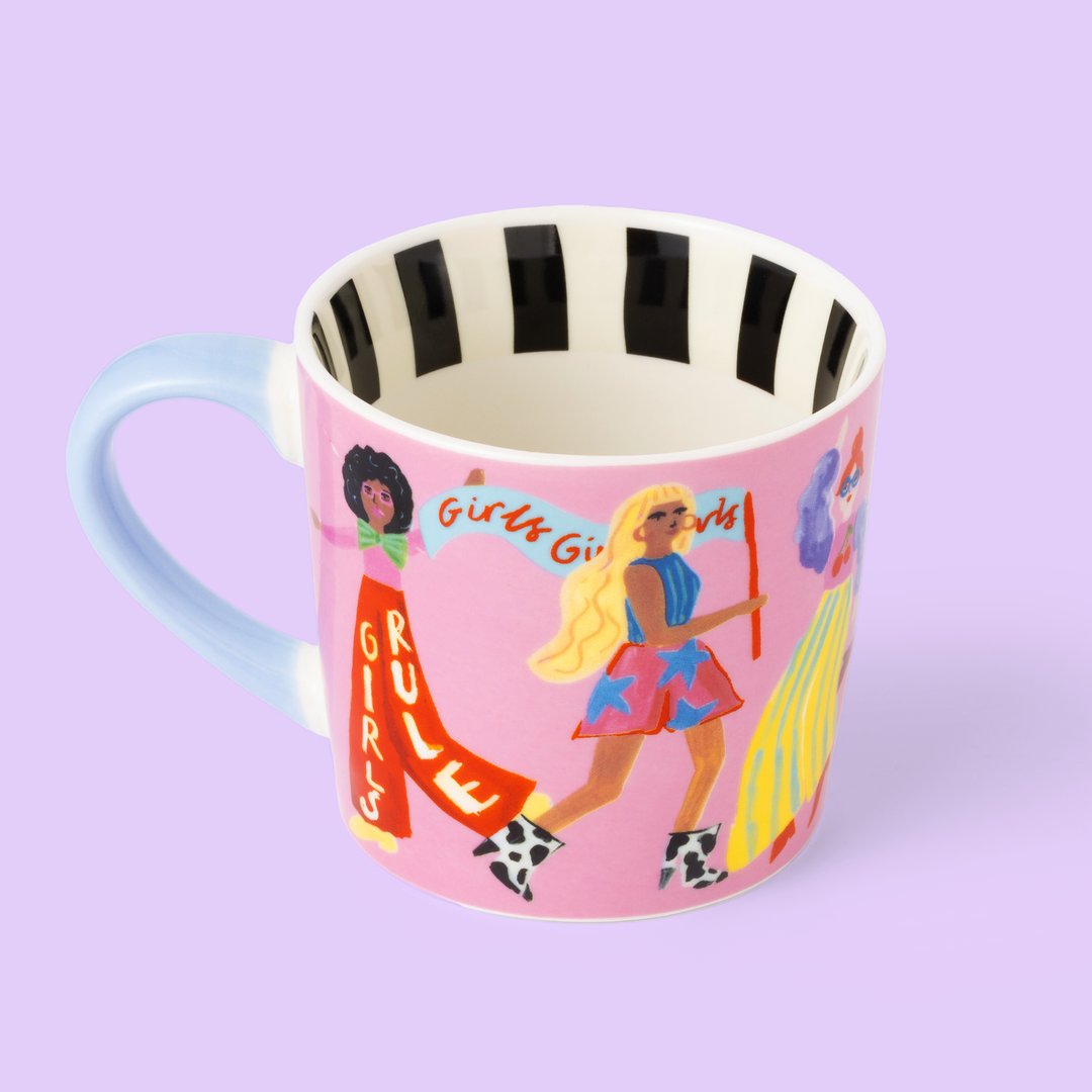 Eleanor Bowmer Girls Rule Mug