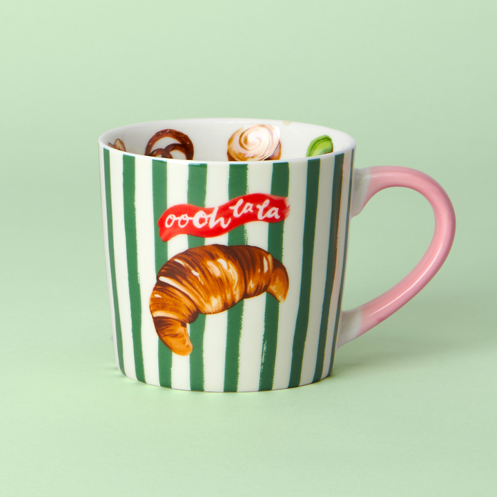 Eleanor Bowmer Oooh La La Croissant Mug