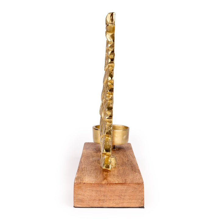 Large Metal Christmas Tree Tealight Holder