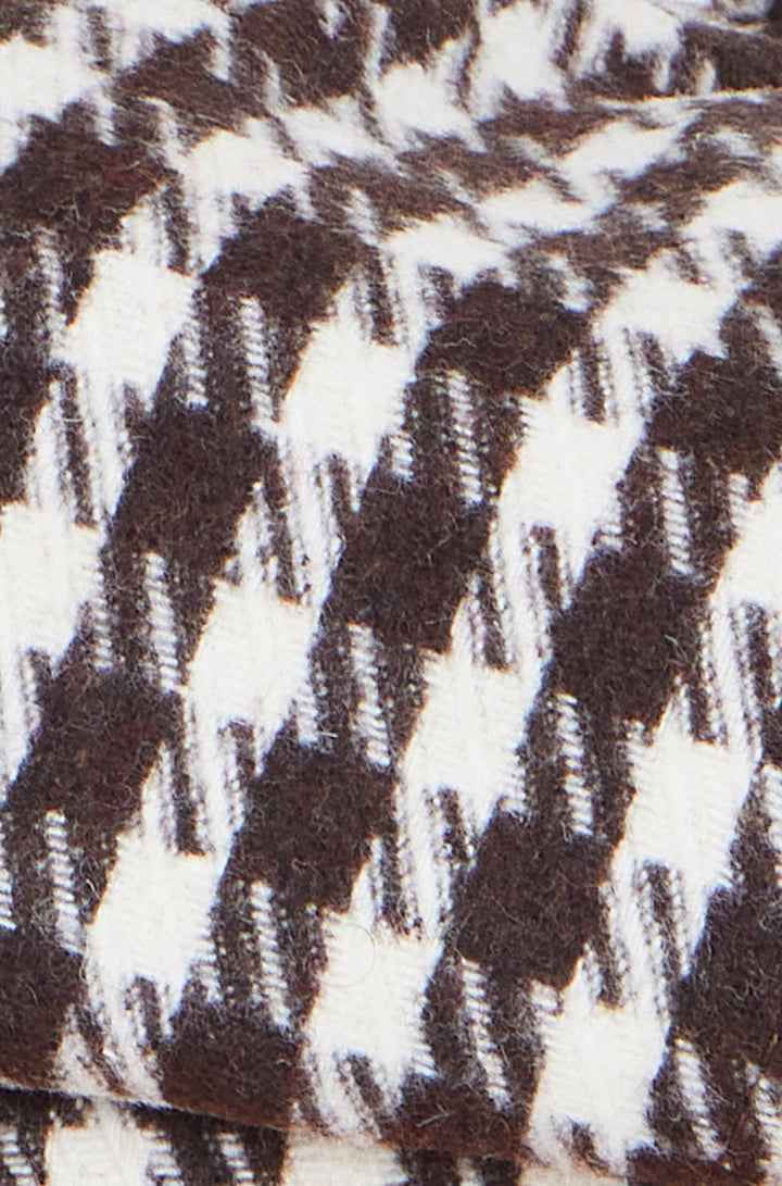 Yumi Black Leopard Print Baker Boy Hat