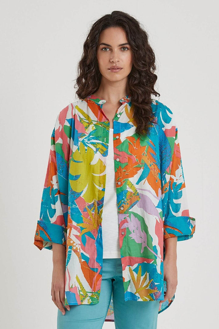 Adini 336705 Multi Coloured Fiji Print Rio Shirt
