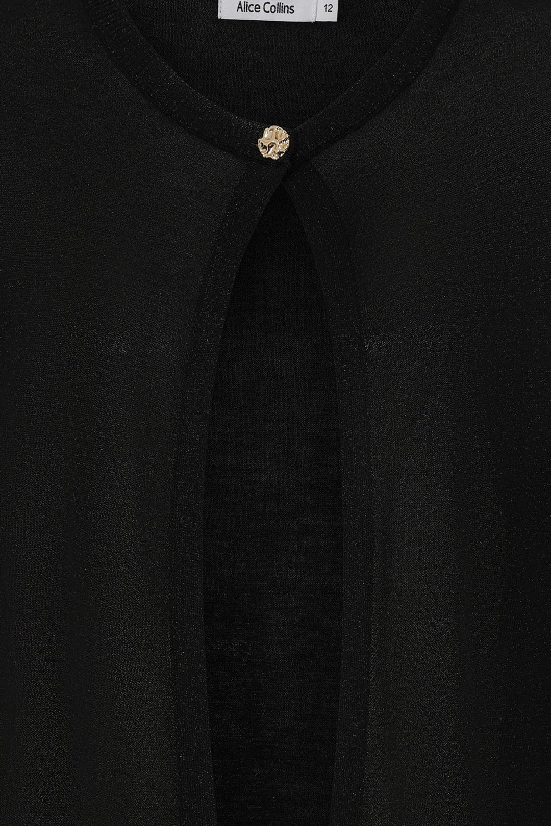 Alice Collins Black Metallic Emily Cardigan 034S136