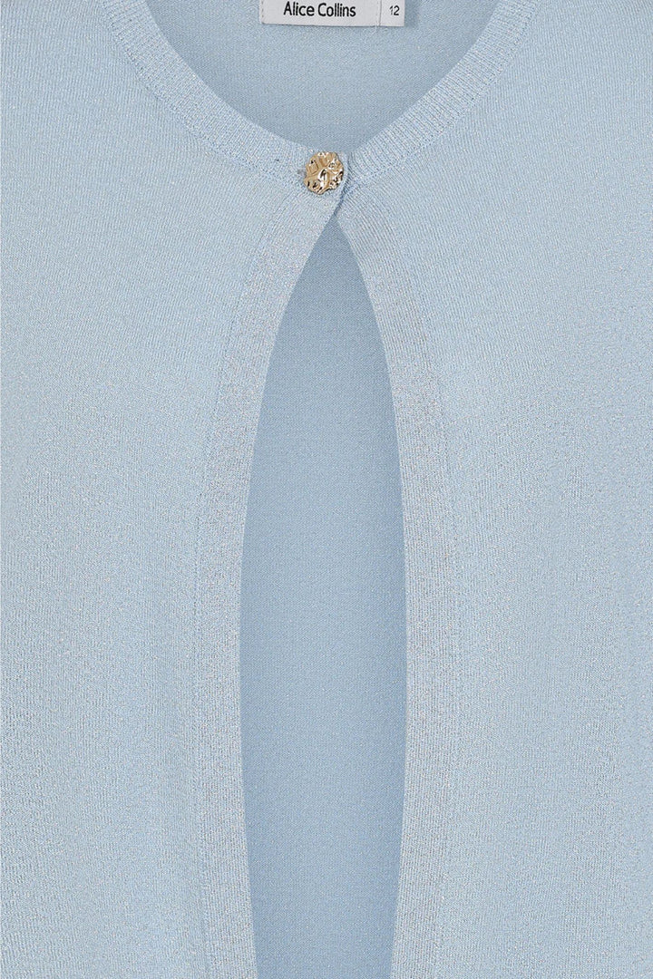 Alice Collins Blue Metallic Emily Cardigan 034S136