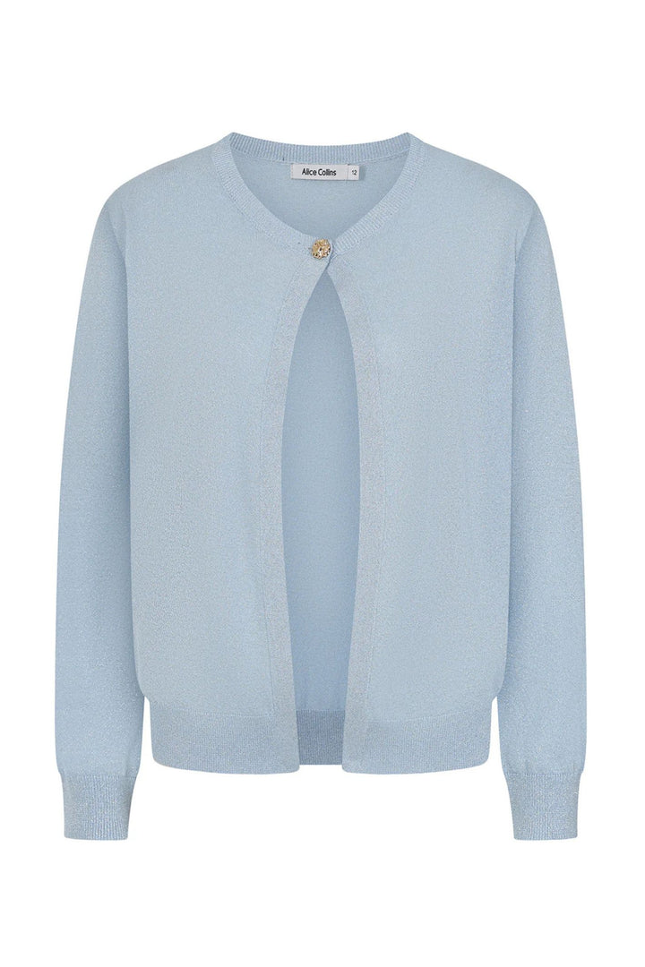 Alice Collins Blue Metallic Emily Cardigan 034S136