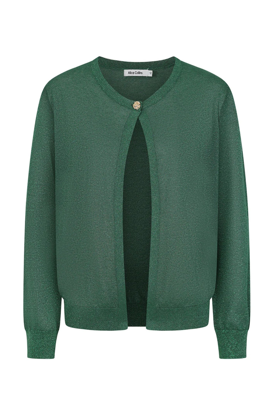 Alice Collins Emerald Green Metallic Emily Cardigan 034S136