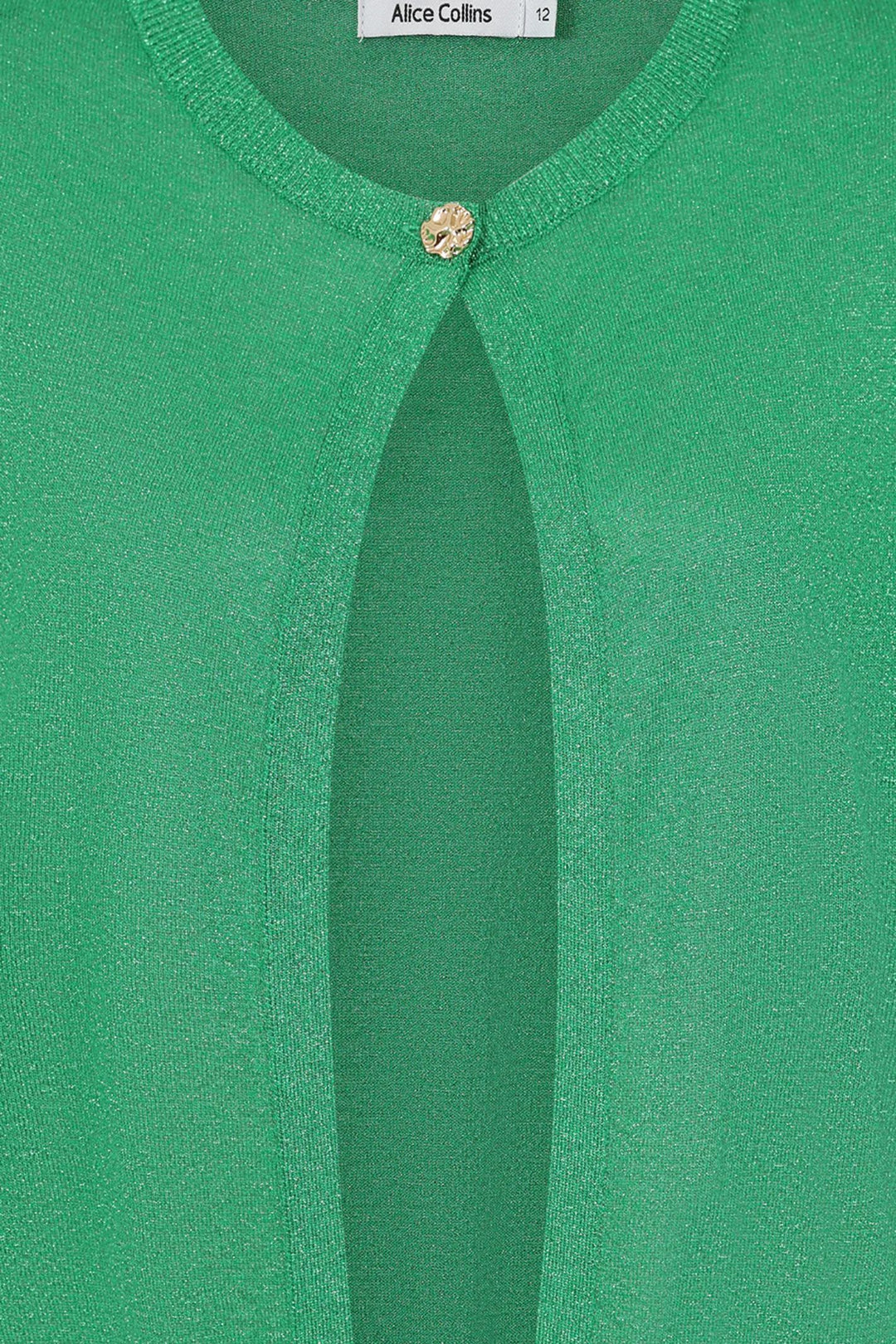 Alice Collins Kelly Green Metallic Emily Cardigan 034S136