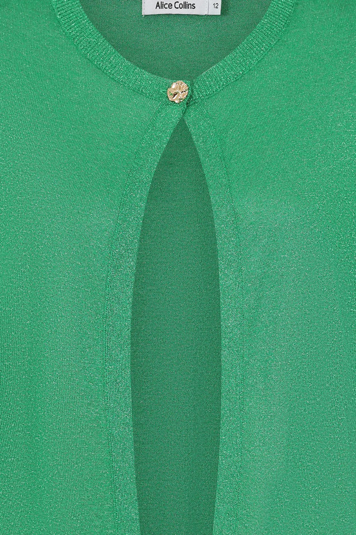 Alice Collins Kelly Green Metallic Emily Cardigan 034S136