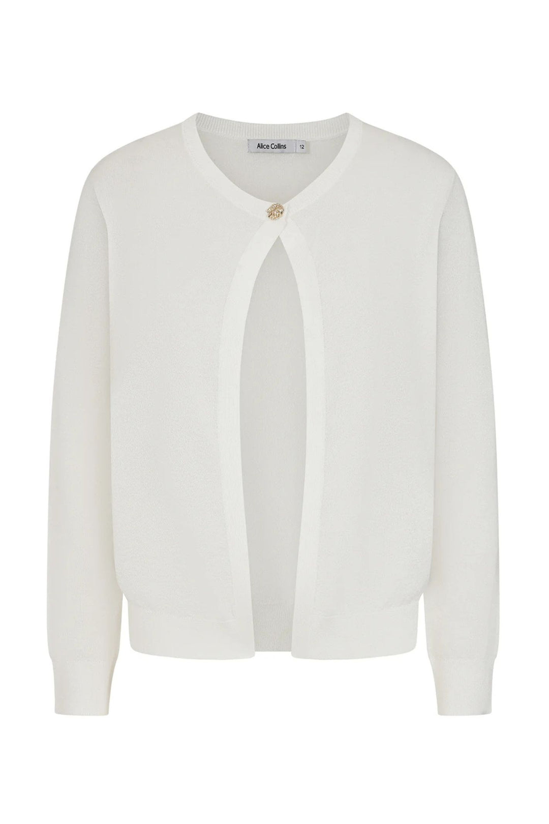 Alice Collins Off White Metallic Emily Cardigan 034S136