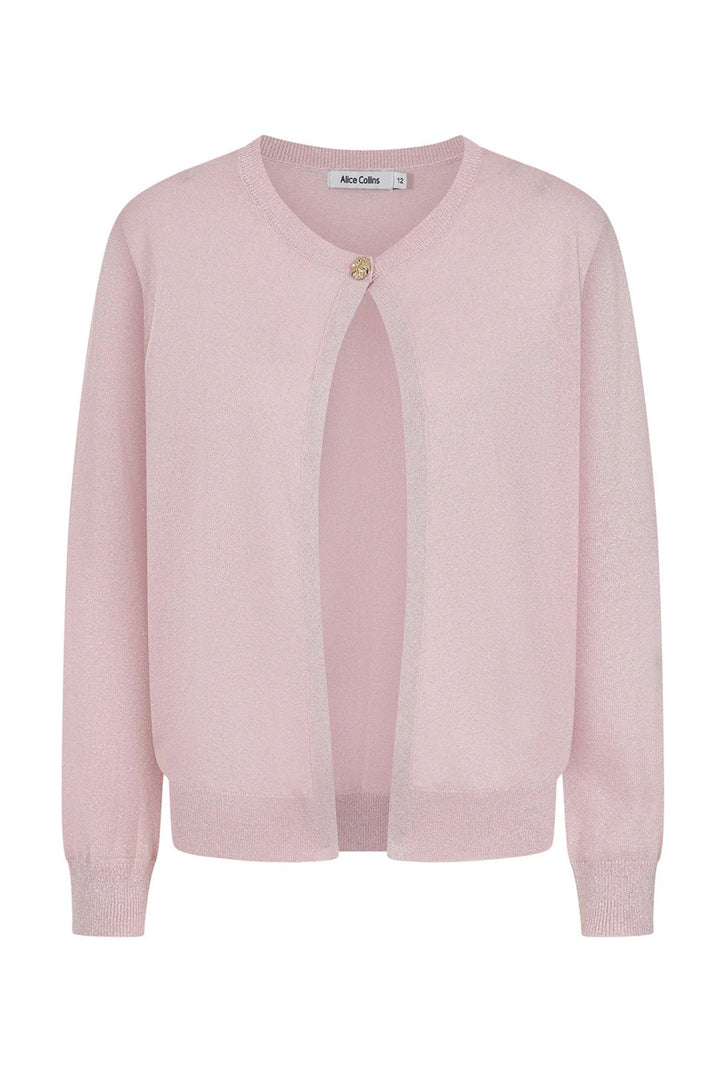 Alice Collins Pink Metallic Emily Cardigan 034S136