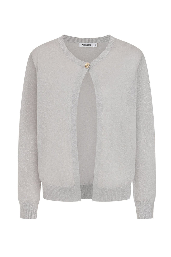 Alice Collins Silver Metallic Emily Cardigan 034S136