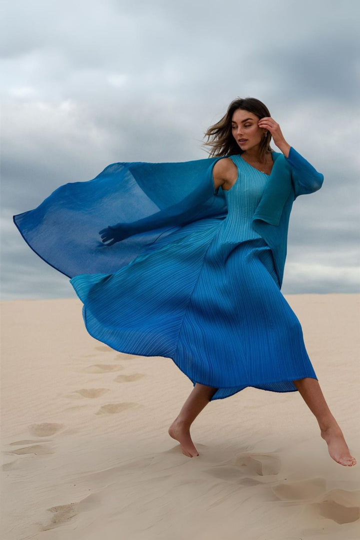 Alquema AD1072L Estrella Aqua & Royal Dress