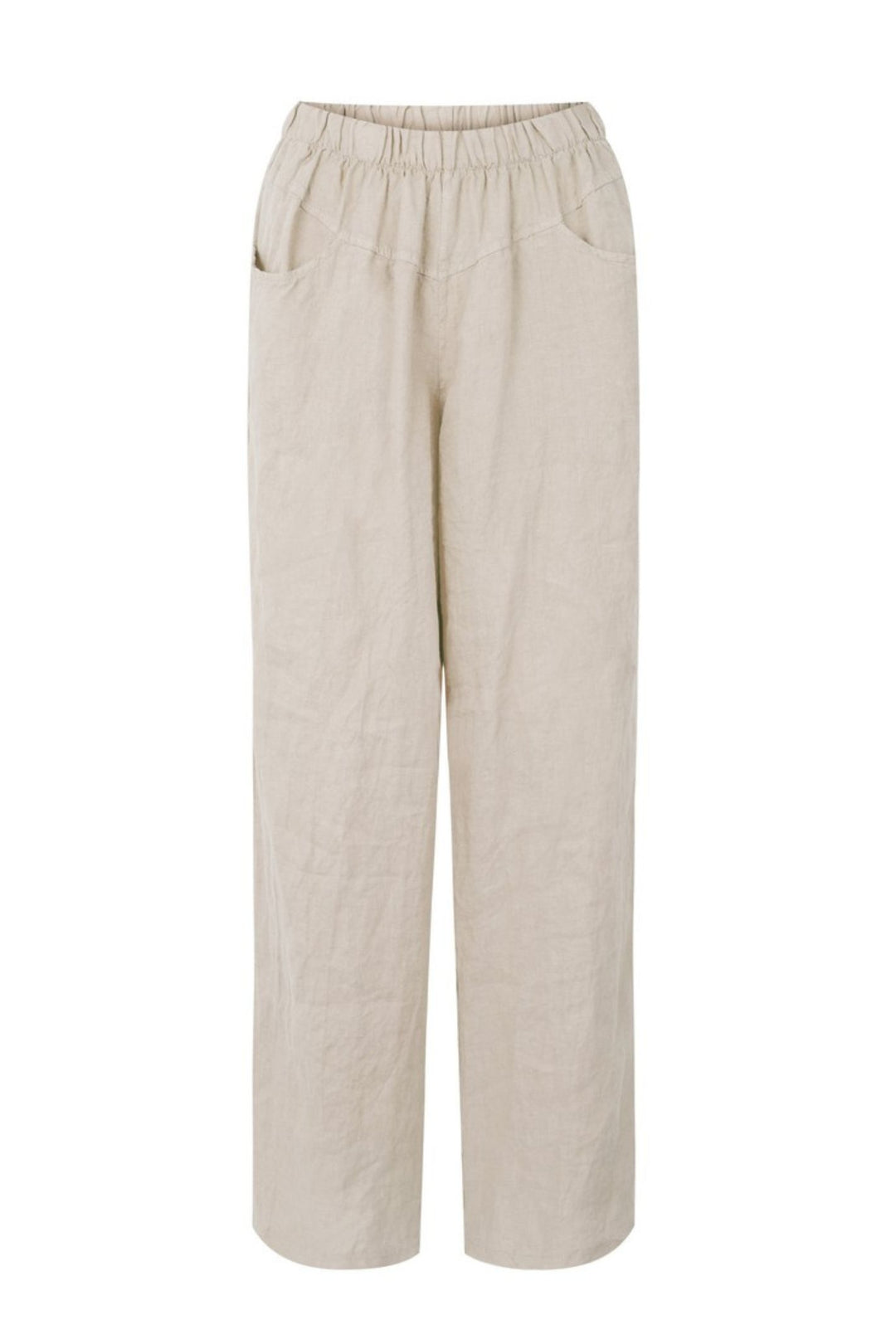 Amazing Woman Beige Orla Linen Trousers