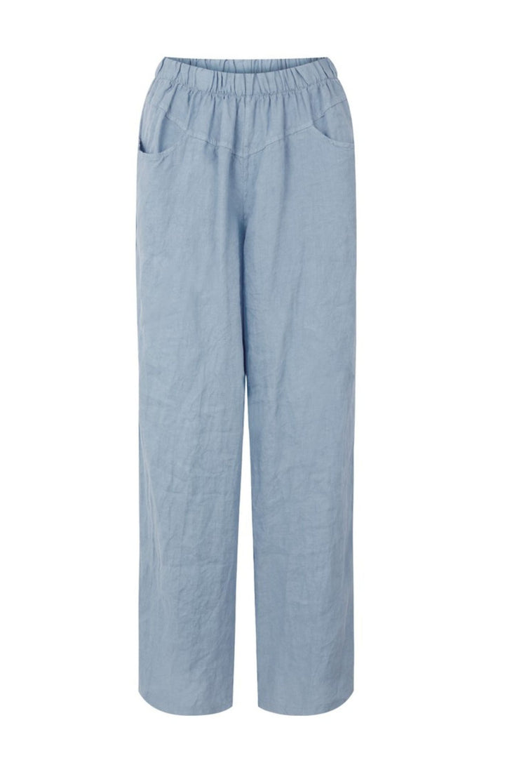 Amazing Woman Denim Blue Orla Linen Trousers