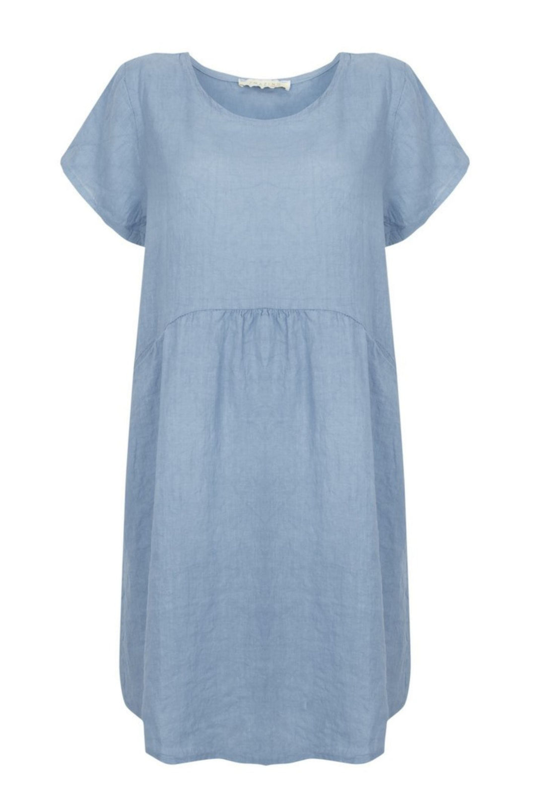 Amazing Woman Denim Blue Lexia Linen Dress