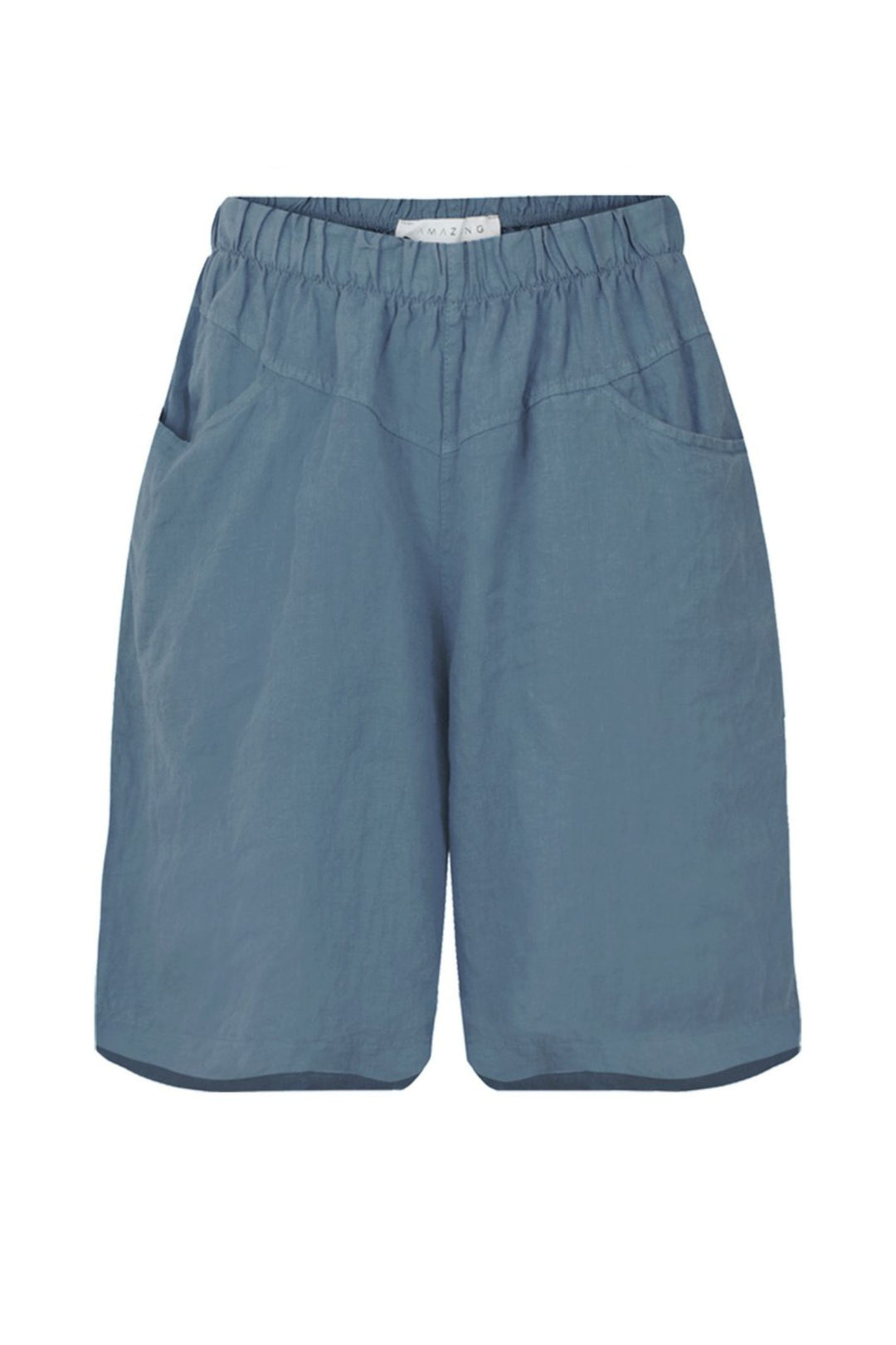 Amazing Woman Denim Blue Orla Linen Shorts