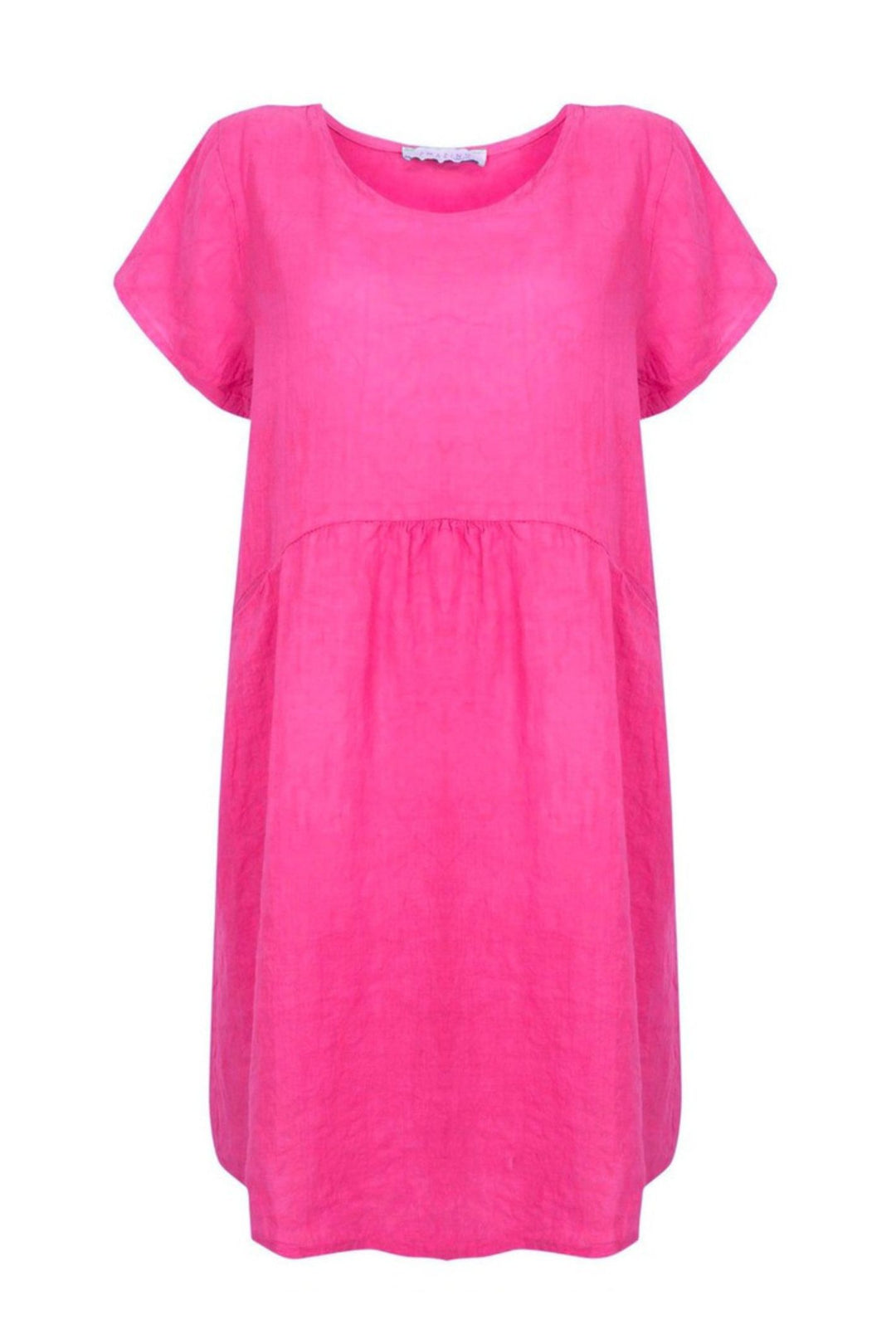 Amazing Woman Hot Pink Lexia Linen Dress