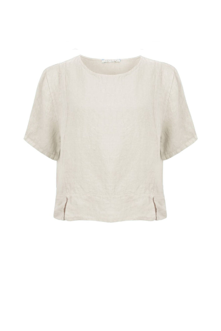 Amazing Woman Stone Lucie Linen Top
