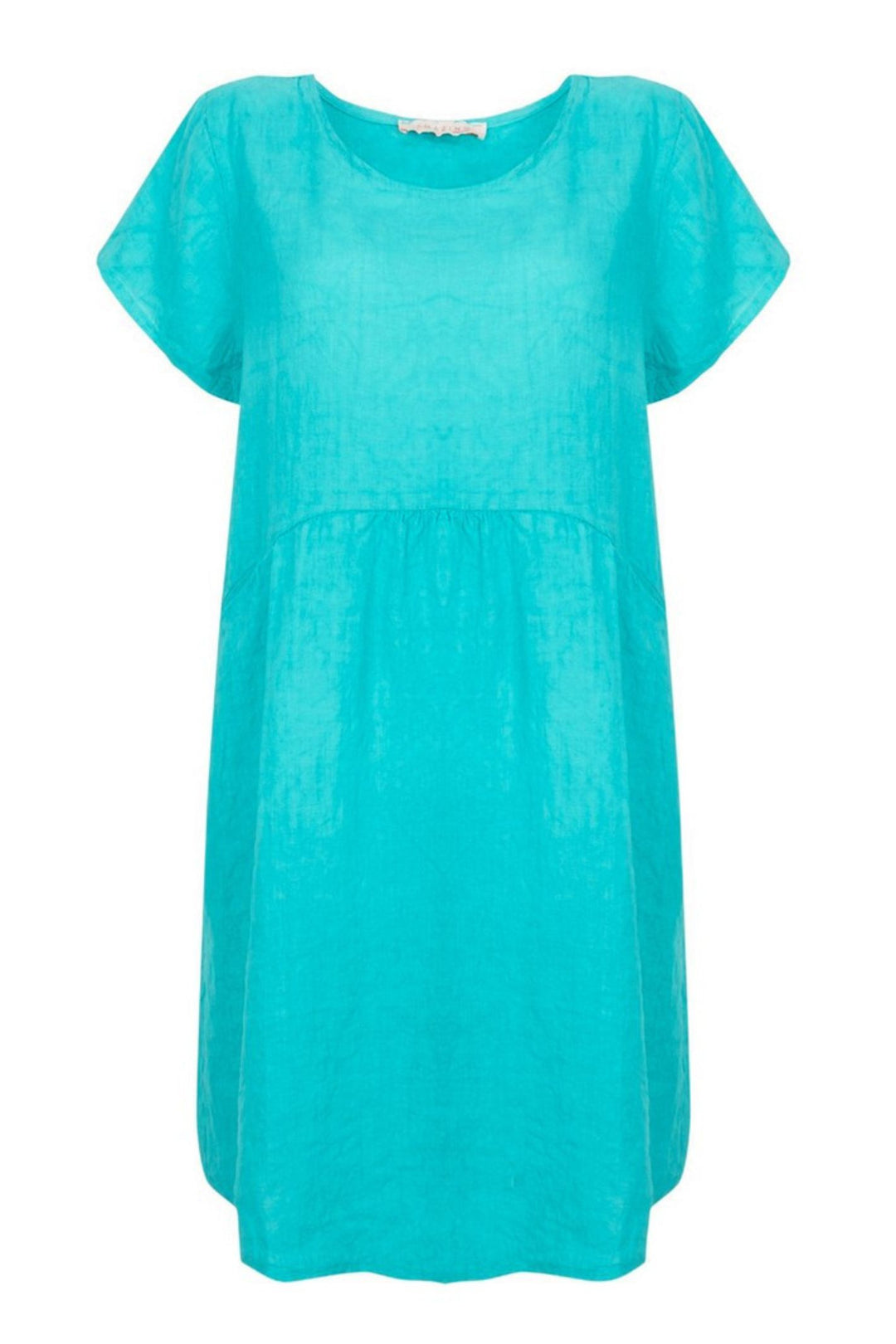 Amazing Woman Turquoise Lexia Linen Dress