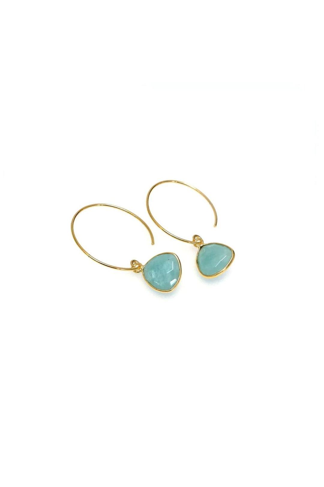 Annabella Moore LFE08-BL Amazonite Drop Earrings