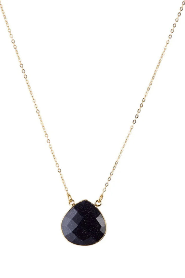 Ashiana Acapulco Navy Sunstone Necklace