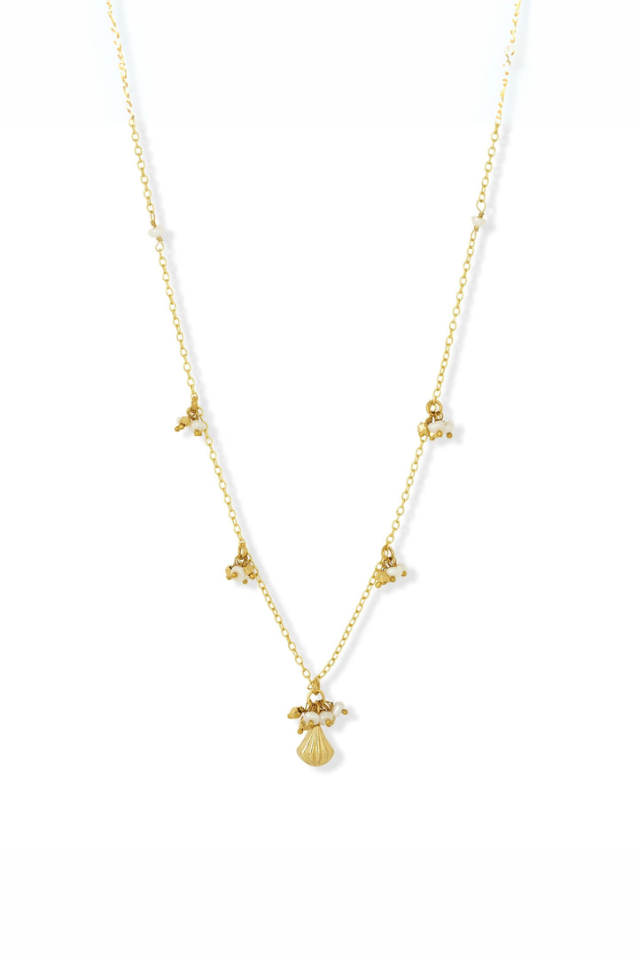 Ashiana Ash White Freshwater Pearl Necklace