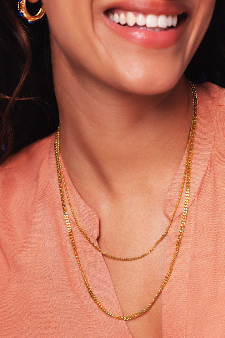 Ashiana Misty Chain Necklace Set