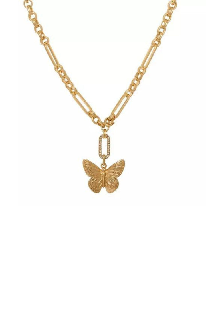 Bibi Bijoux Gold Serene Wings Butterfly Necklace