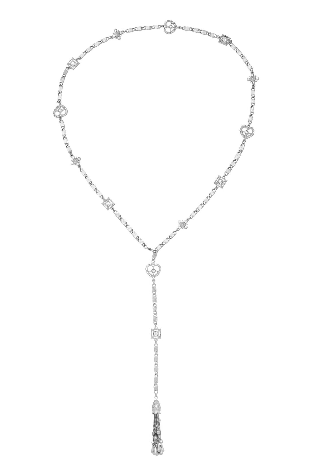 Bibi Bijoux Silver Heart Charm Necklace