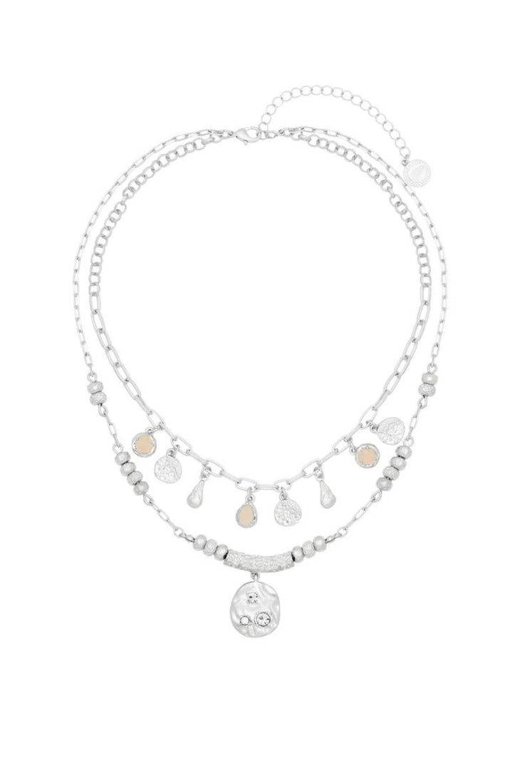 Bibi Bijoux Silver Savannah Layered Necklace