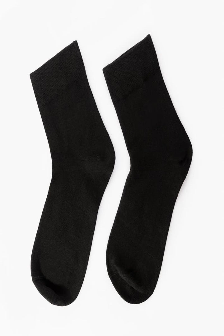 Black Ankle Length Super Soft Bamboo Socks