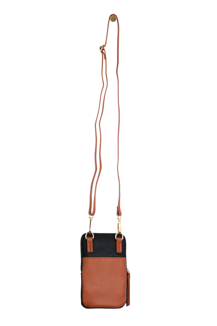 Black Ivy Crossbody Phone Bag