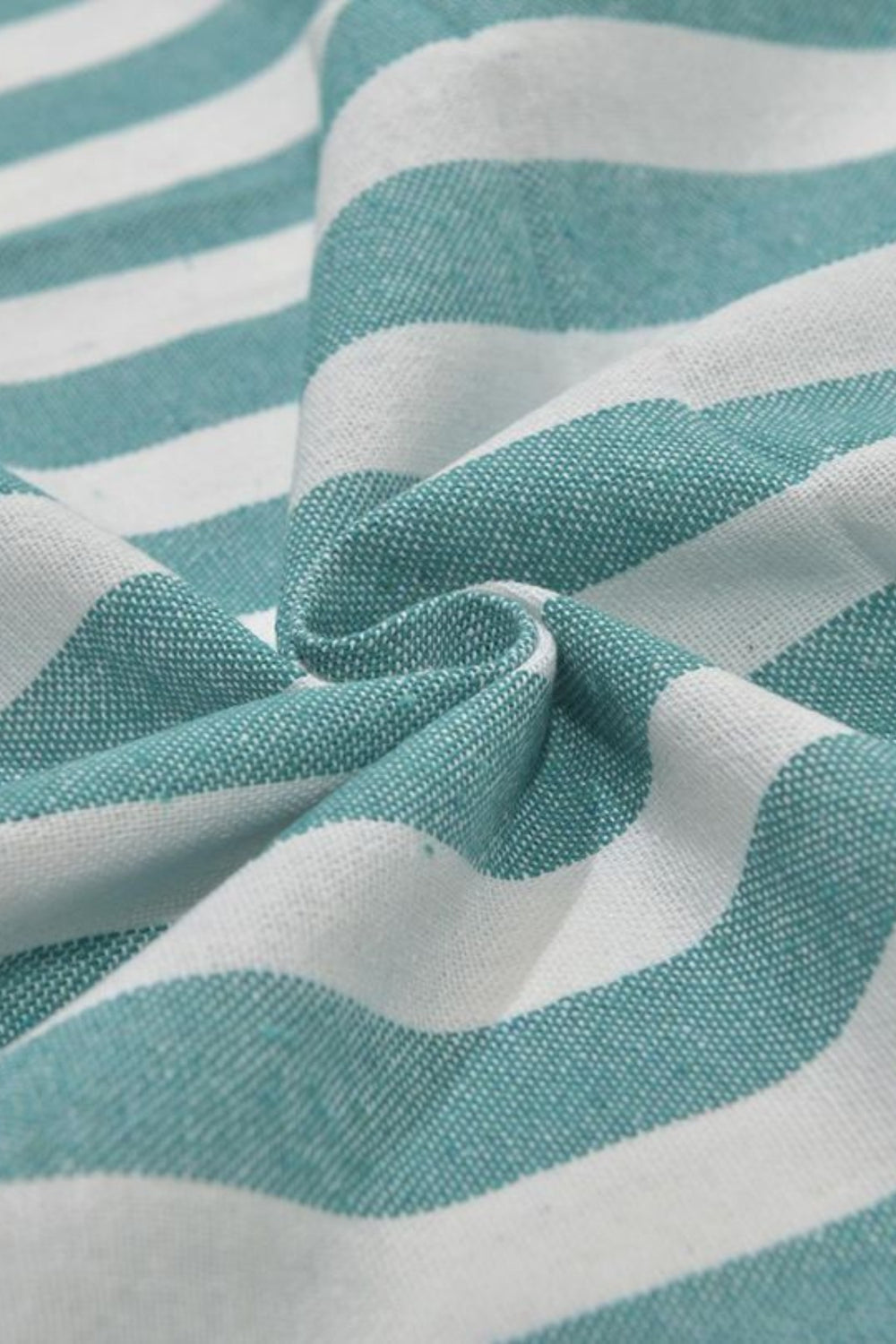 Ble Greek Resort Collection Mint Stripe Beach Towel Blanket - Experience Boutique