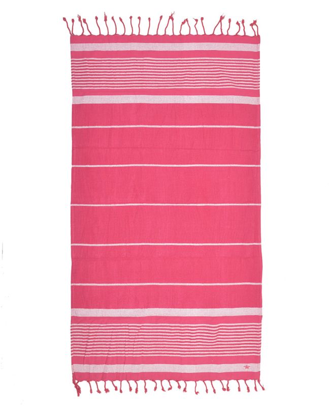 Ble Greek Resort Collection Pink Beach Towel Blanket