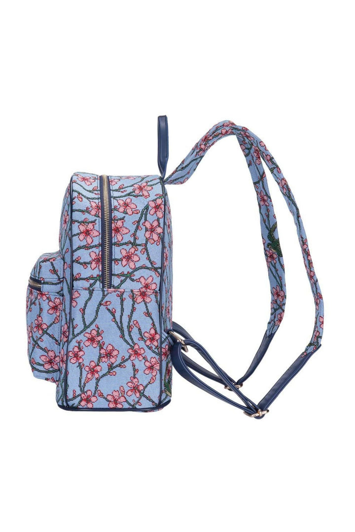 Blue V&A Licensed Almond Blossom and Swallow Daypack