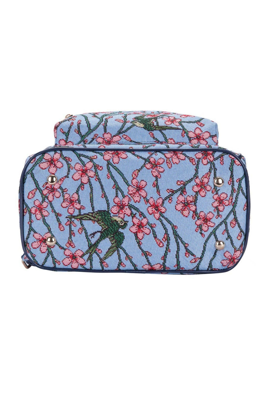 Blue V&A Licensed Almond Blossom and Swallow Daypack