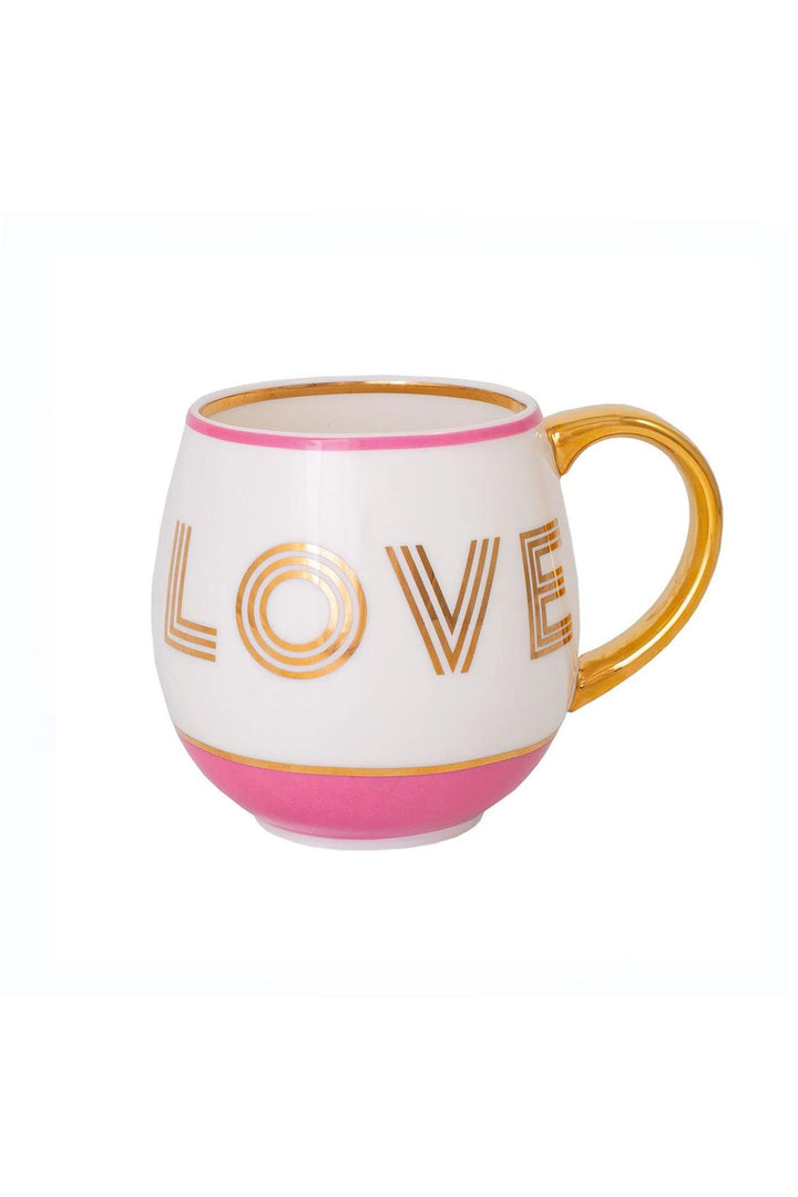 Bombay Duck Candy Pink Love Library Mug