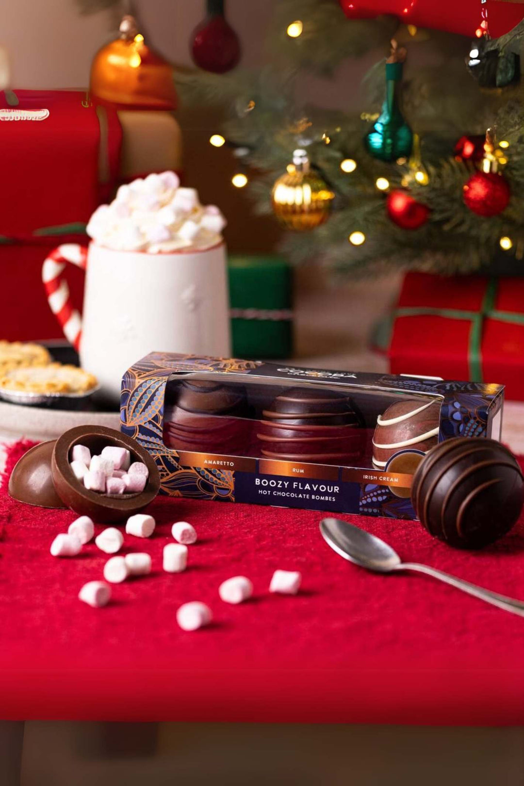 Boozy Flavoured Hot Chocolate Bombe 3 Pack Mixed