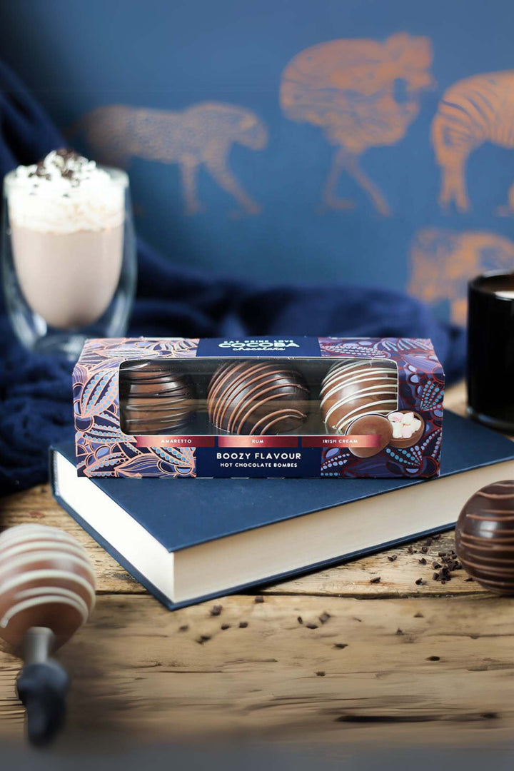 Boozy Flavoured Hot Chocolate Bombe 3 Pack Mixed
