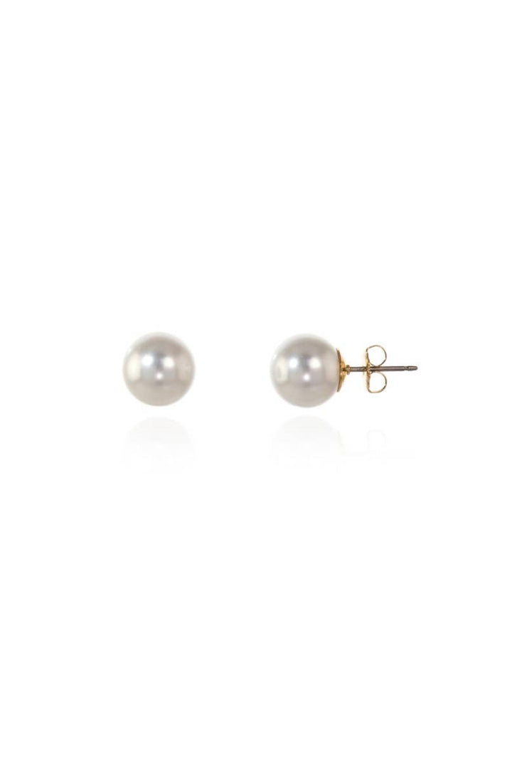 Cachet Pearl 18k Gold Plated Stud Earrings