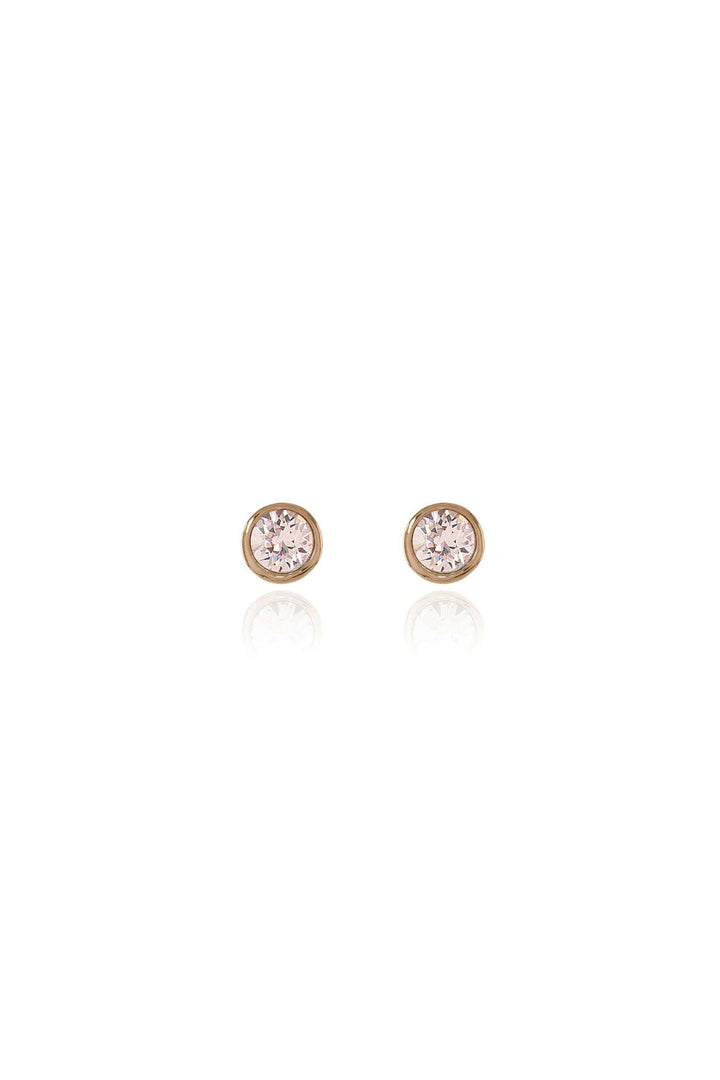 Cachet Thisbe Earrings Vintage Rose Crystal 18ct Rose Gold Plated