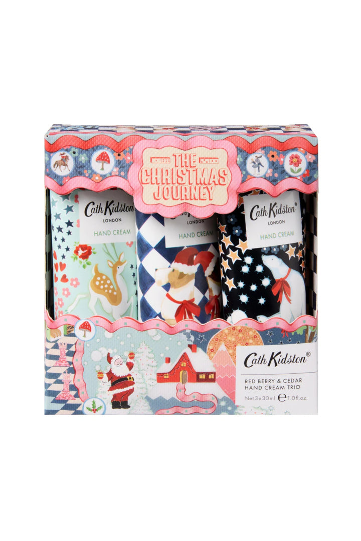 Cath Kidston Red Berry & Cedar Hand Cream Trio