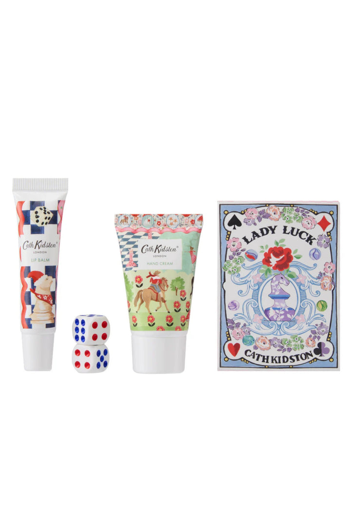Cath Kidston The Christmas Journey Hand, Lip & Games Tin