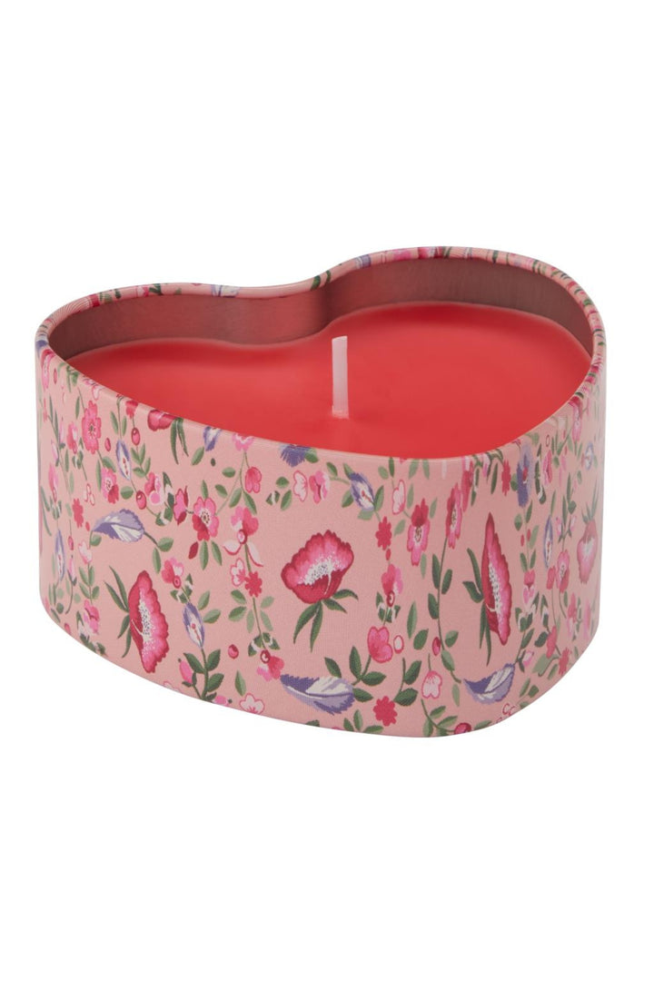 Cath Kidston Wild Flowers Wild Women Heart Shaped Candle 100g