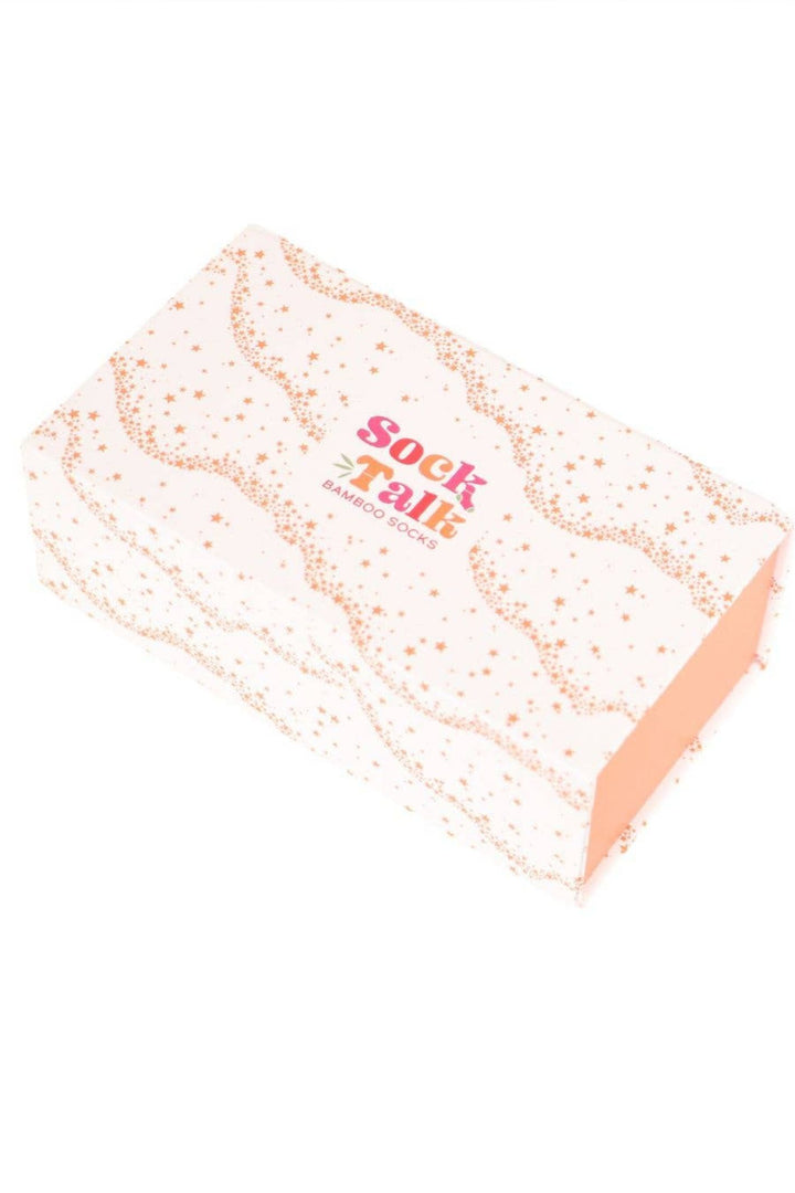 Celestial Lightning Bolts Bamboo Socks Gift Box