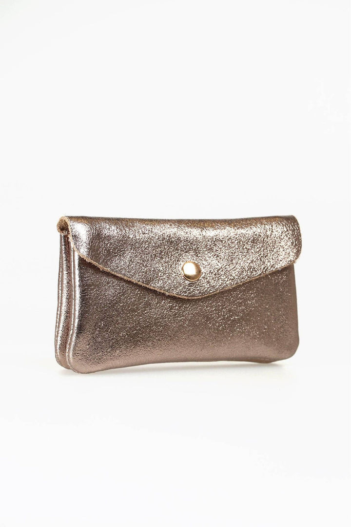 Champagne Medium Leather Coin Purse