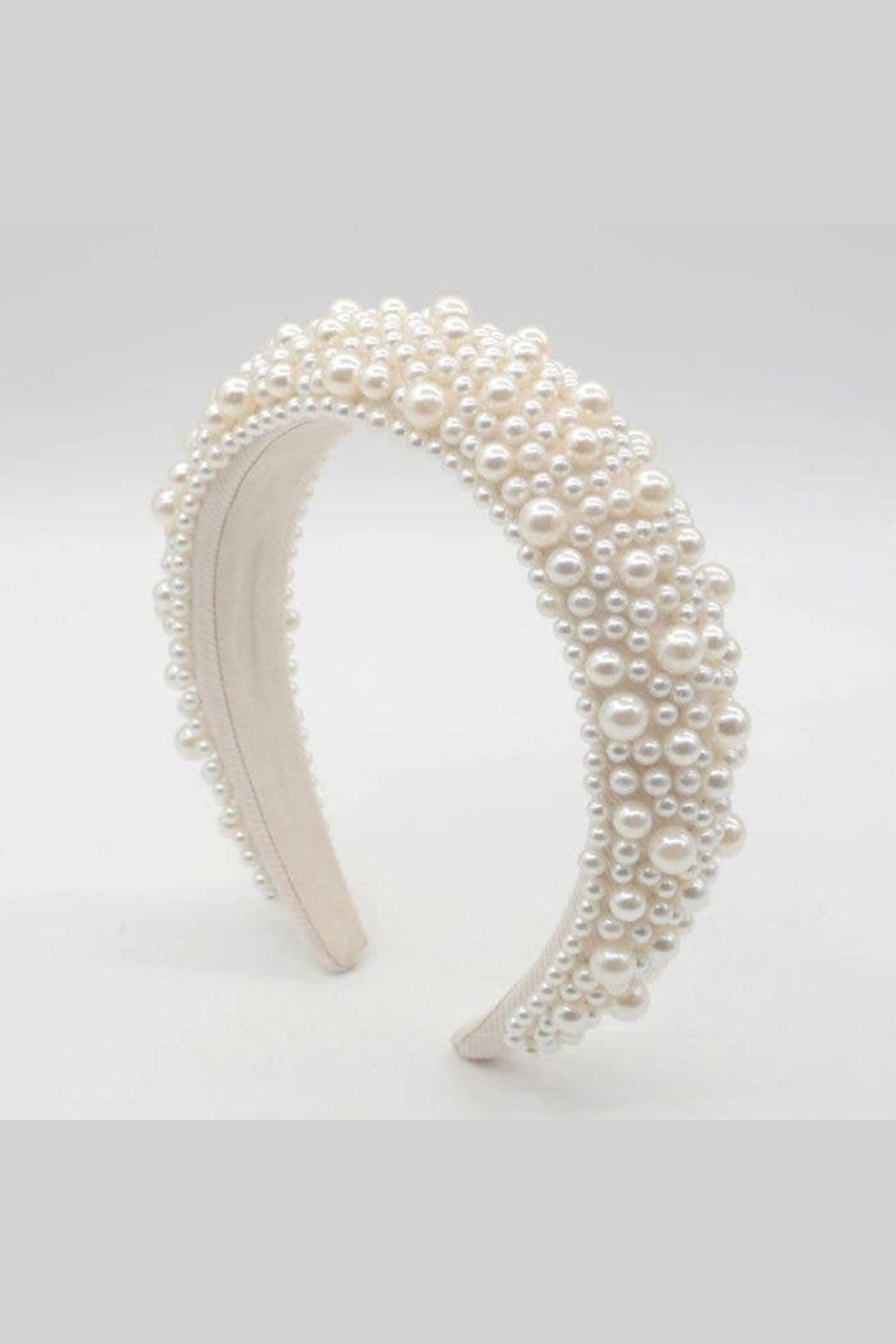 Cream Chunky Pearl Headband