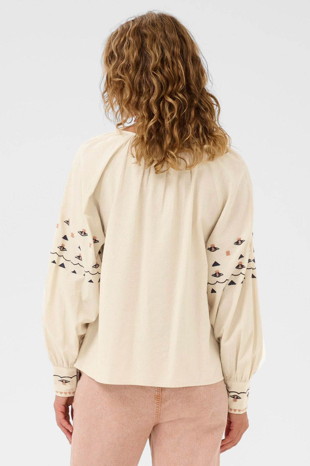 Cream Clothing CRAgate Oatmeal Blouse 10614667 130401