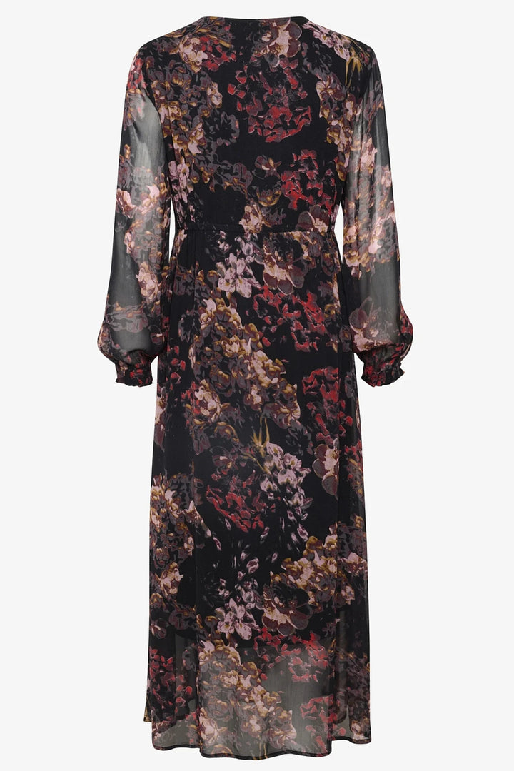 Cream Clothing CRAnnu Dusky Pink Floral Print Maxi Dress