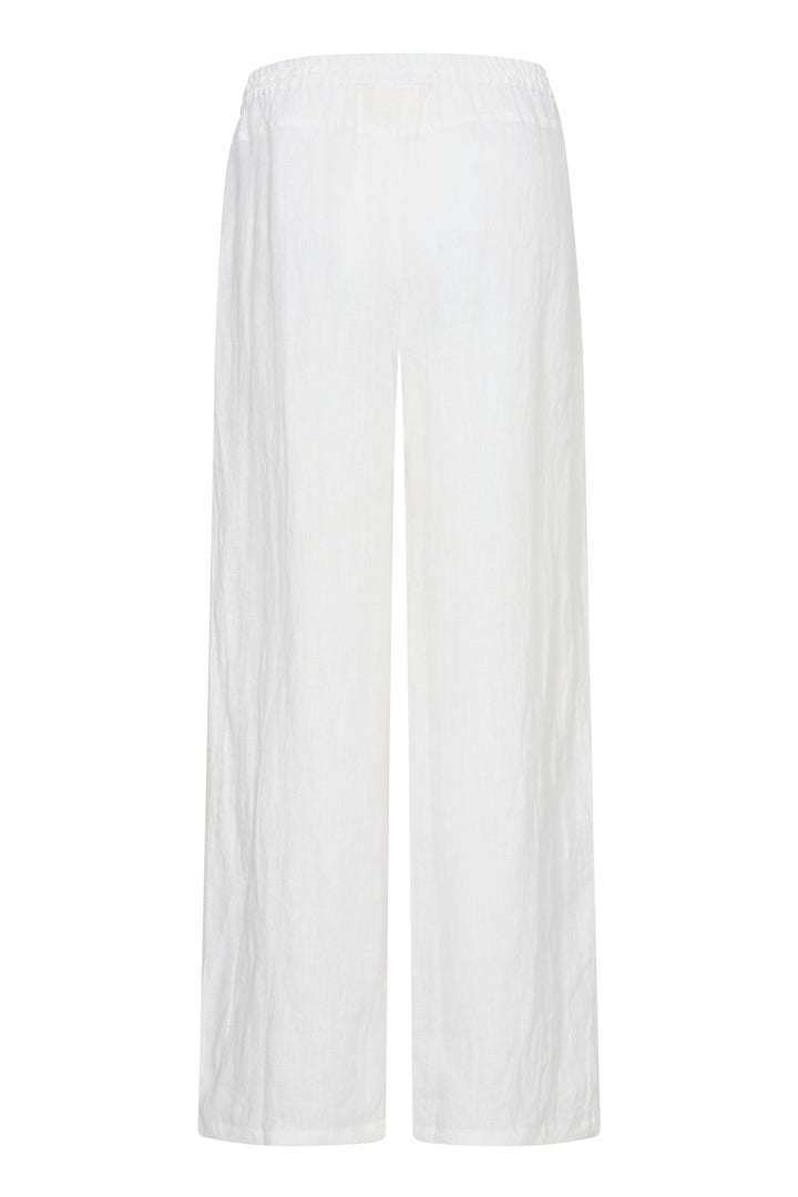 Cream Clothing CRBellis Snow White Linen Trousers 10615410 110602